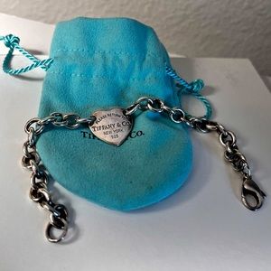 Sterling silver Return To Tiffany Heart Tag Bracelet